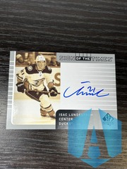 2021-22 SP Authentic Sign Of The Times Retro Auto Isac Lundestrom #SOTT1-IL